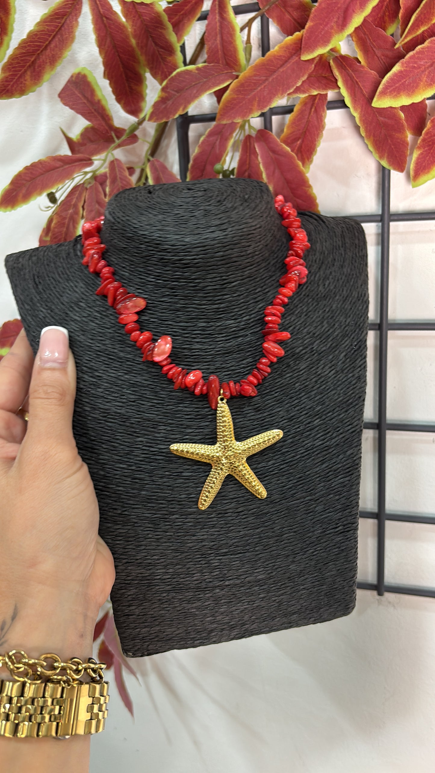 Collar estrella de Acero