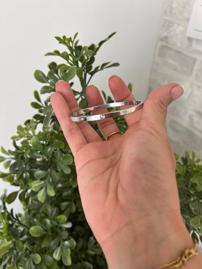 Pulsera fina brillantes
