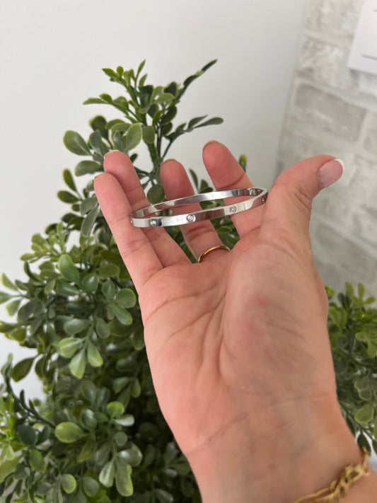 Pulsera fina brillantes