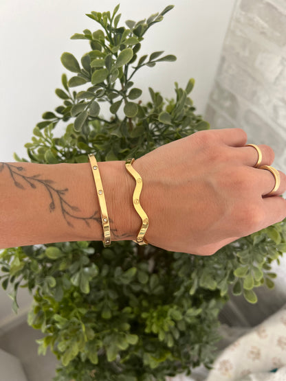 Pulsera ovalada ACERO