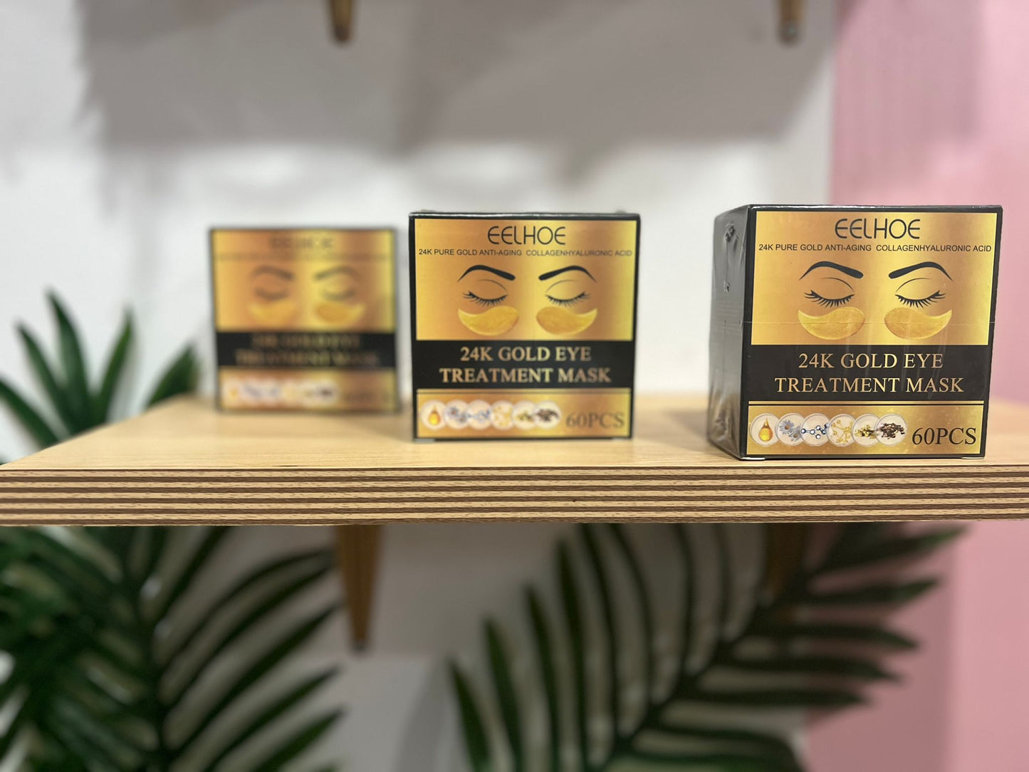 Mascarilla ojera 24k