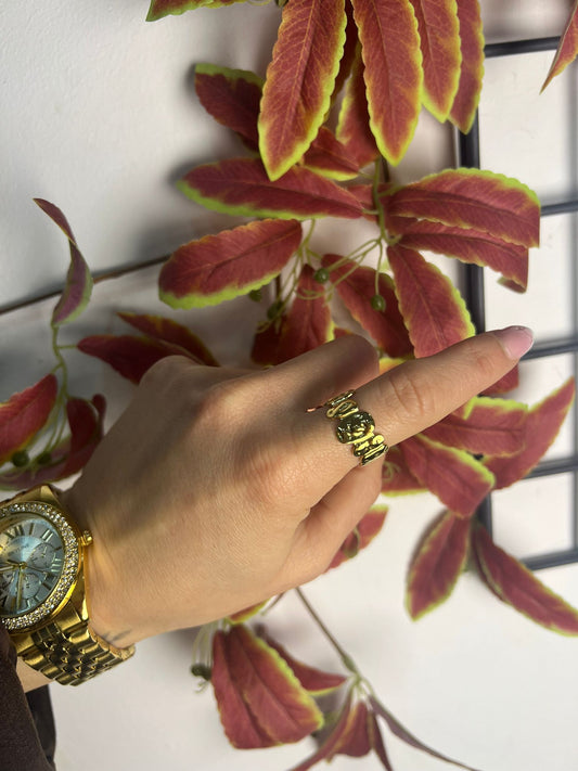 Anillo medalla Acero