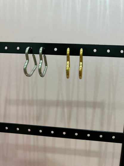 Pendientes corazón Acero
