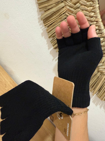 Guantes sin dedo térmico