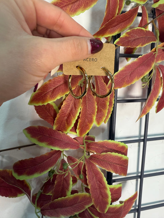 Pendientes argolla Acero