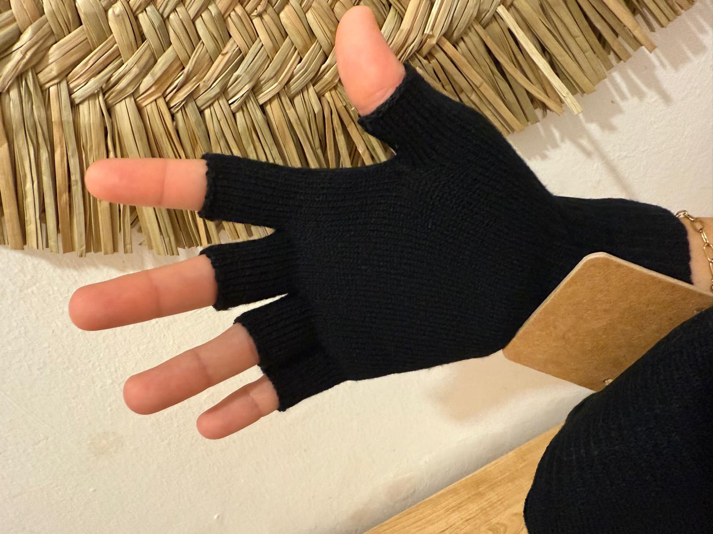 Guantes sin dedo térmico