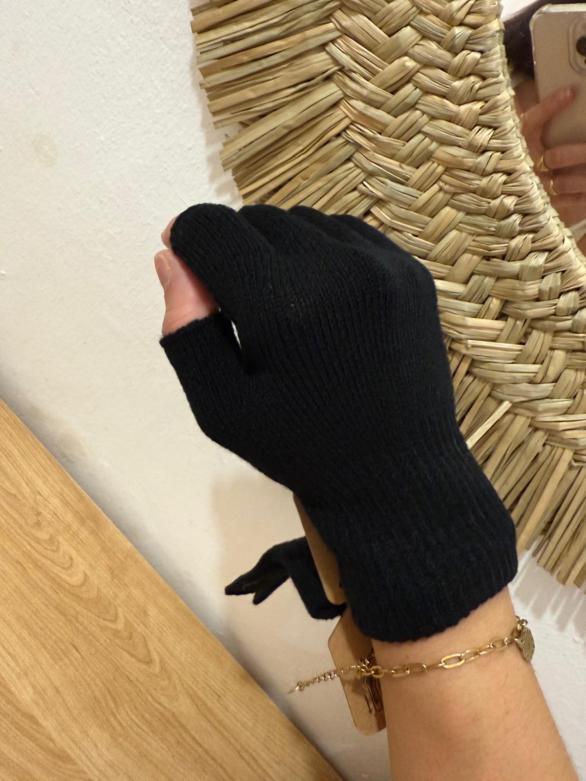 Guantes sin dedo térmico