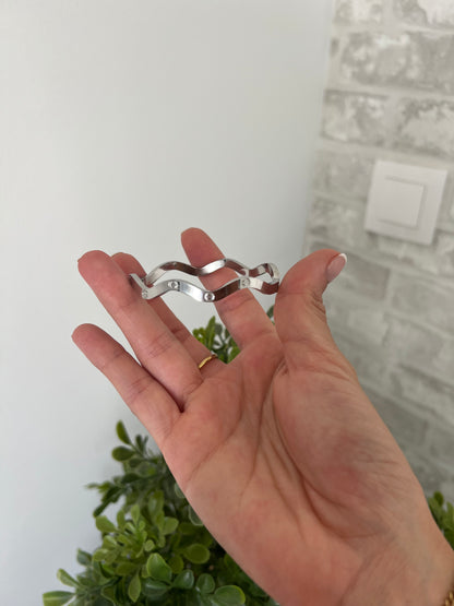 Pulsera ovalada ACERO