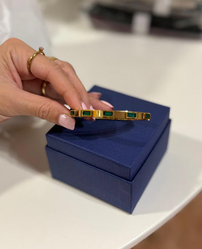 Pulsera rígida Verde