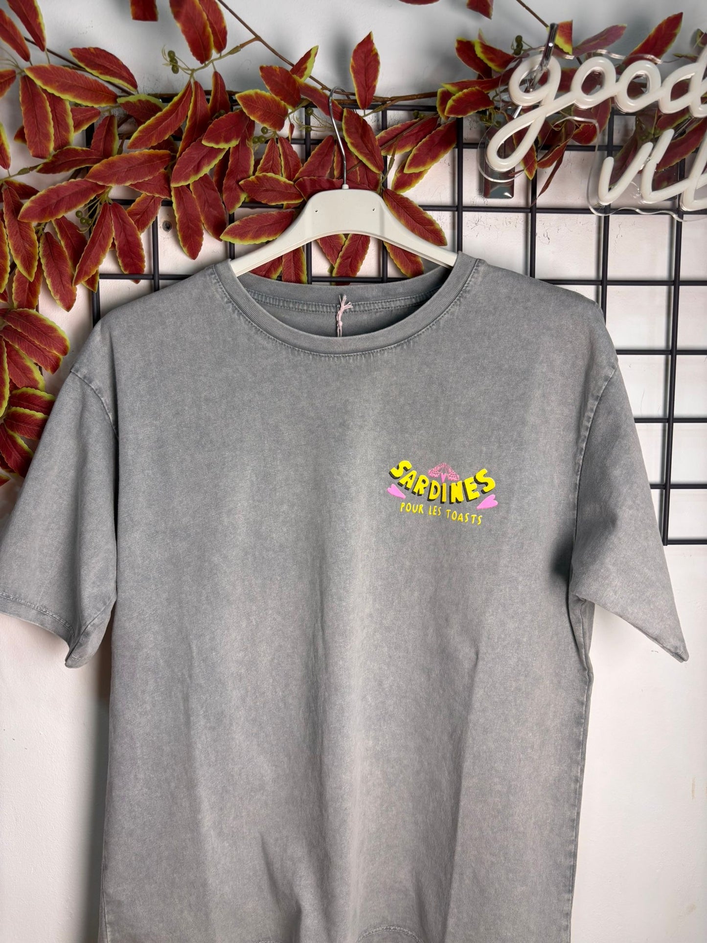 Camiseta algodón sardines