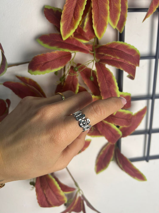 Anillo medalla Acero