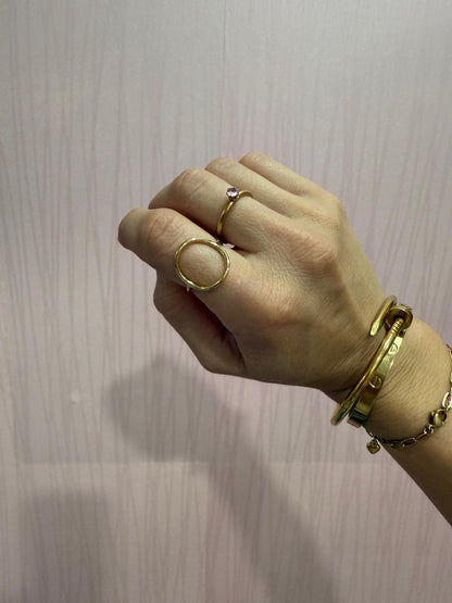 Anillo Circulo de ACERO