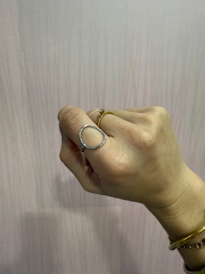 Anillo Circulo de ACERO