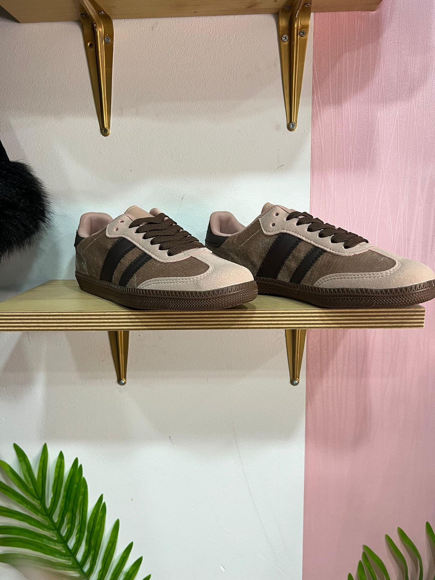 Bambas Rosa terciopelo