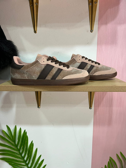 Bambas Rosa terciopelo