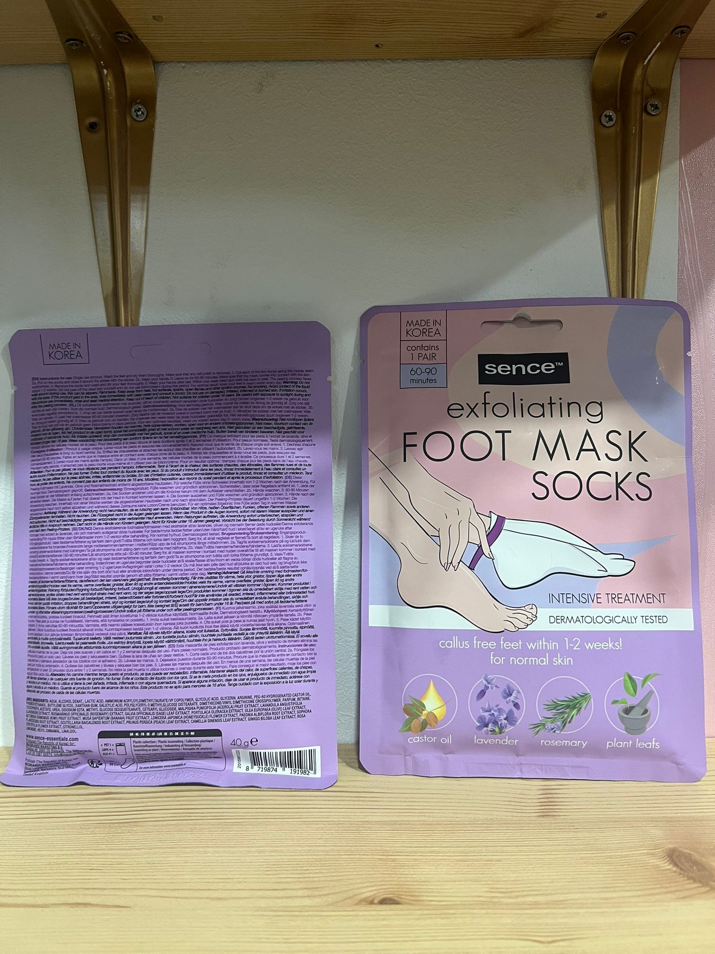 MASCARILLA DE PIES EXFOLIANTE