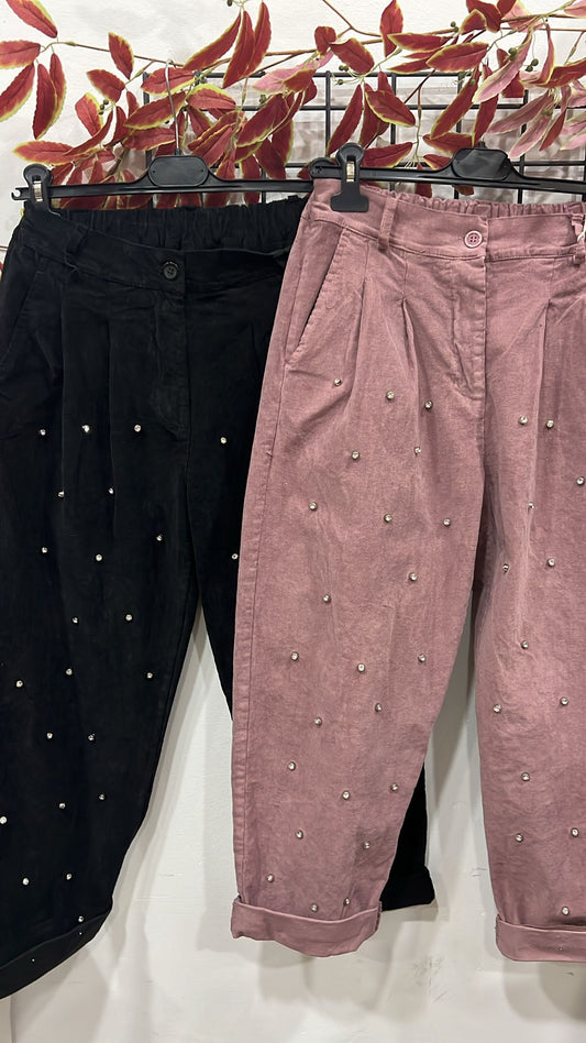 Pantalón Tachuela brillo